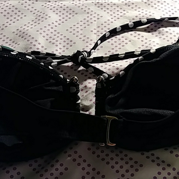 Catalina Bathing Suit Top Black/White M - Picture 5 of 7